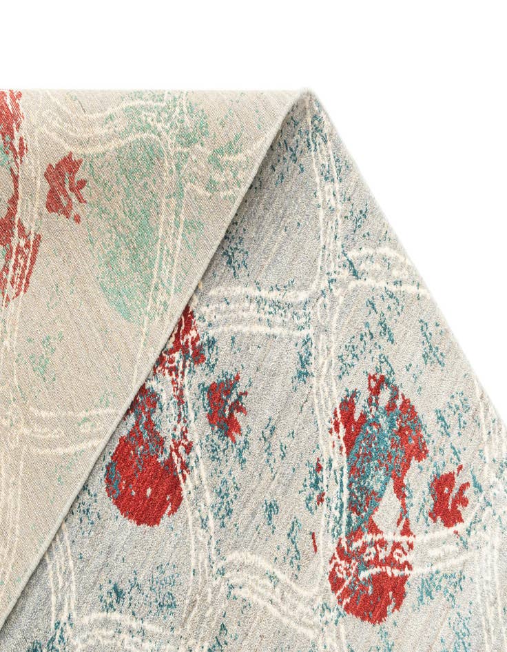 Detail image of  5' 4 x 7' 10  Hand Knotted Anar Rug