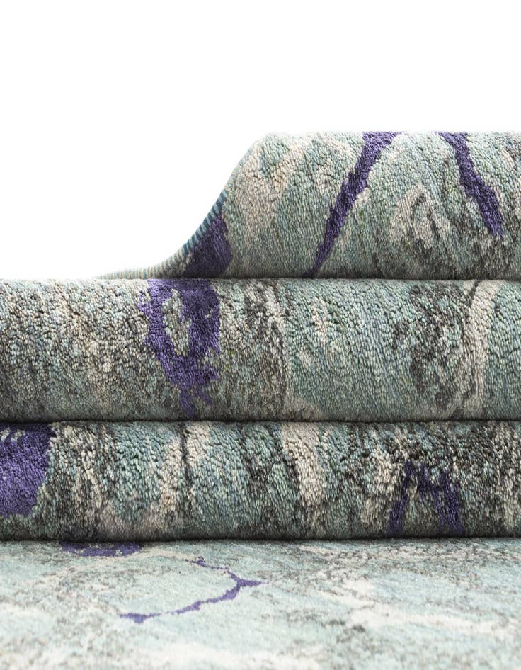 Detail image of  5' 8 x 7' 7  Hand Knotted Anar Rug