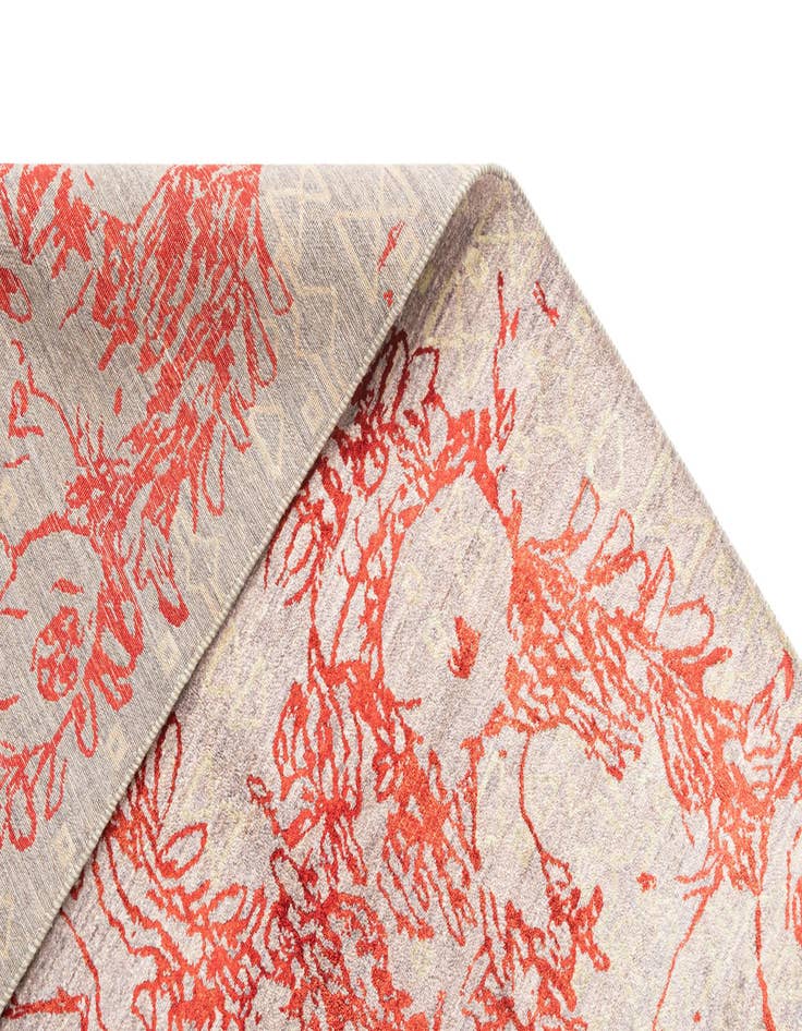 Detail image of  6' 9 x 9' 5  Hand Knotted Anar Rug