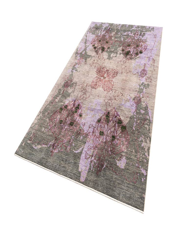 Detail image of  6' 4 x 10'  Hand Knotted Anar Rug