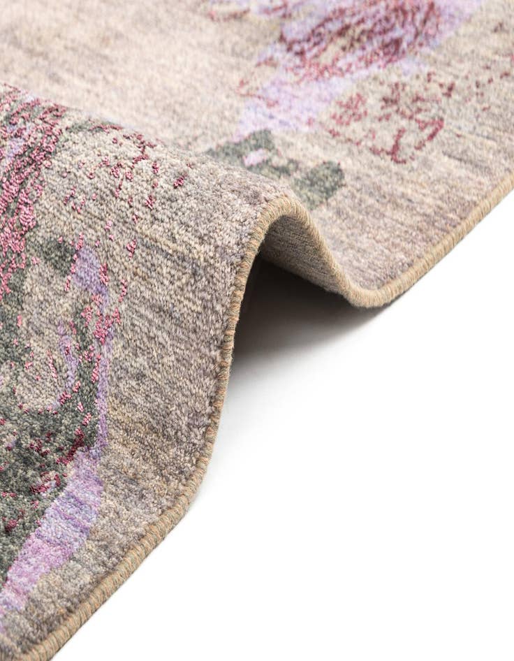 Detail image of  6' 4 x 10'  Hand Knotted Anar Rug