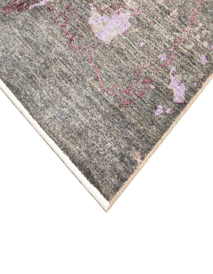 Detail image of  6' 4 x 10'  Hand Knotted Anar Rug