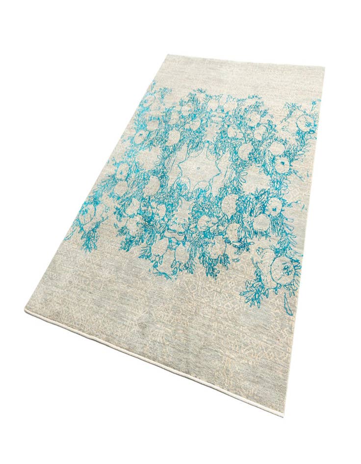 Detail image of  6' 9 x 9' 3  Hand Knotted Anar Rug