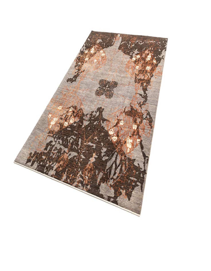 Detail image of  6' 6 x 9' 11  Hand Knotted Anar Rug