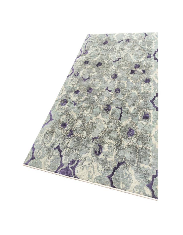 Detail image of  6' 4 x 9' 9  Hand Knotted Anar Rug