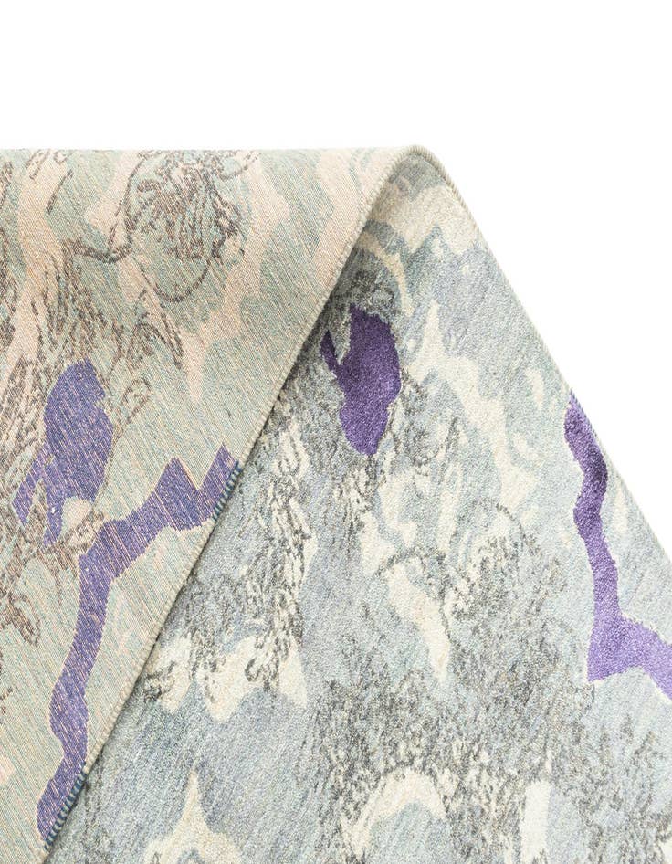 Detail image of  6' 4 x 9' 9  Hand Knotted Anar Rug