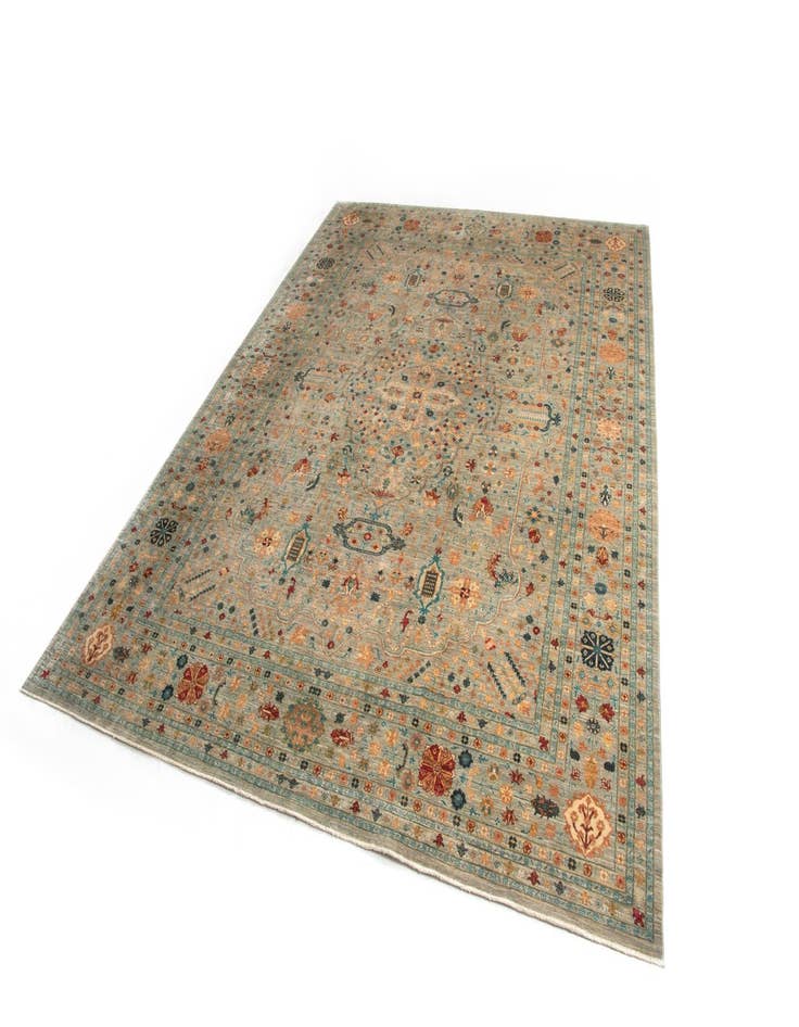 Detail image of  8' 11 x 12'  Hand Knotted Ariana Rug