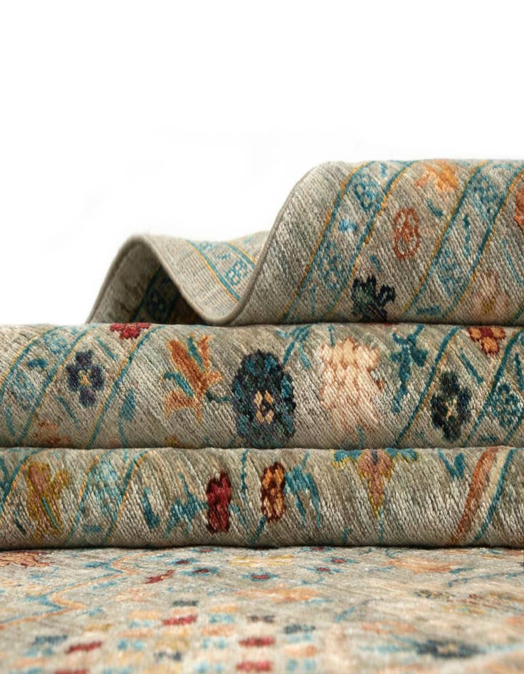 Detail image of  8' 11 x 12'  Hand Knotted Ariana Rug