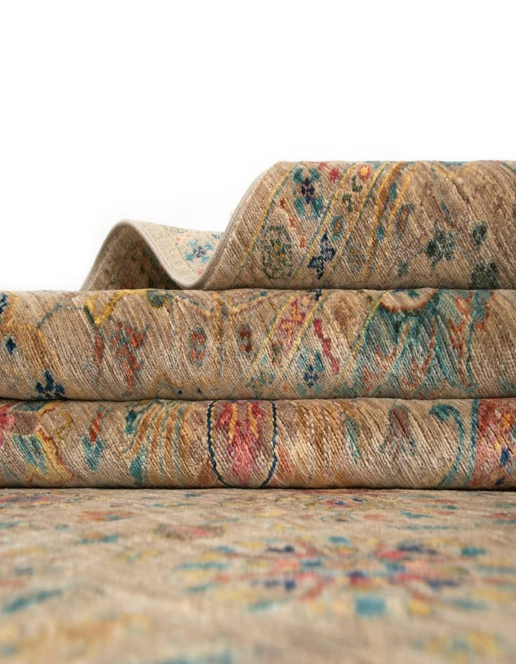 Detail image of  7' 11 x 11'  Hand Knotted Ariana Rug