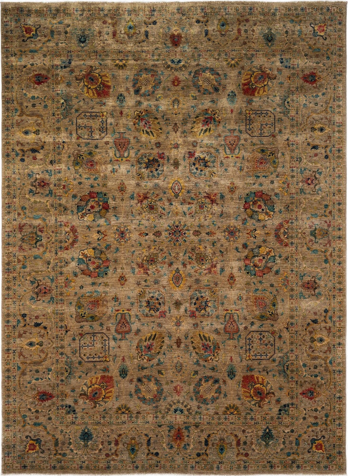  7' 11 x 11'  Hand Knotted Ariana Rug