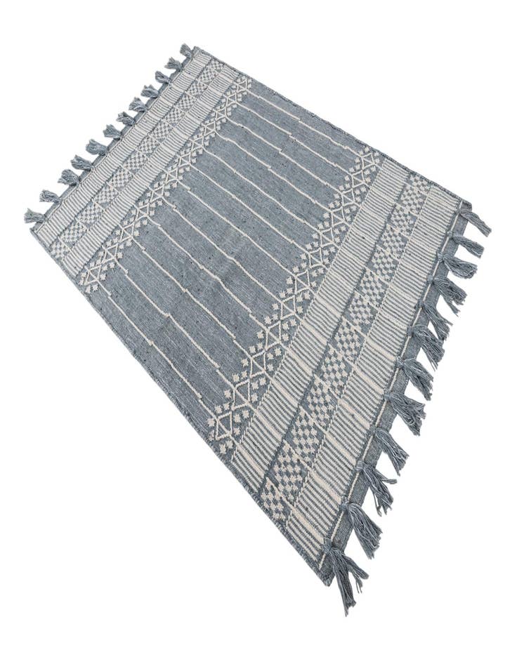 Detail image of  4' 2 x 6'  Hand Woven Arizona Wool Rug