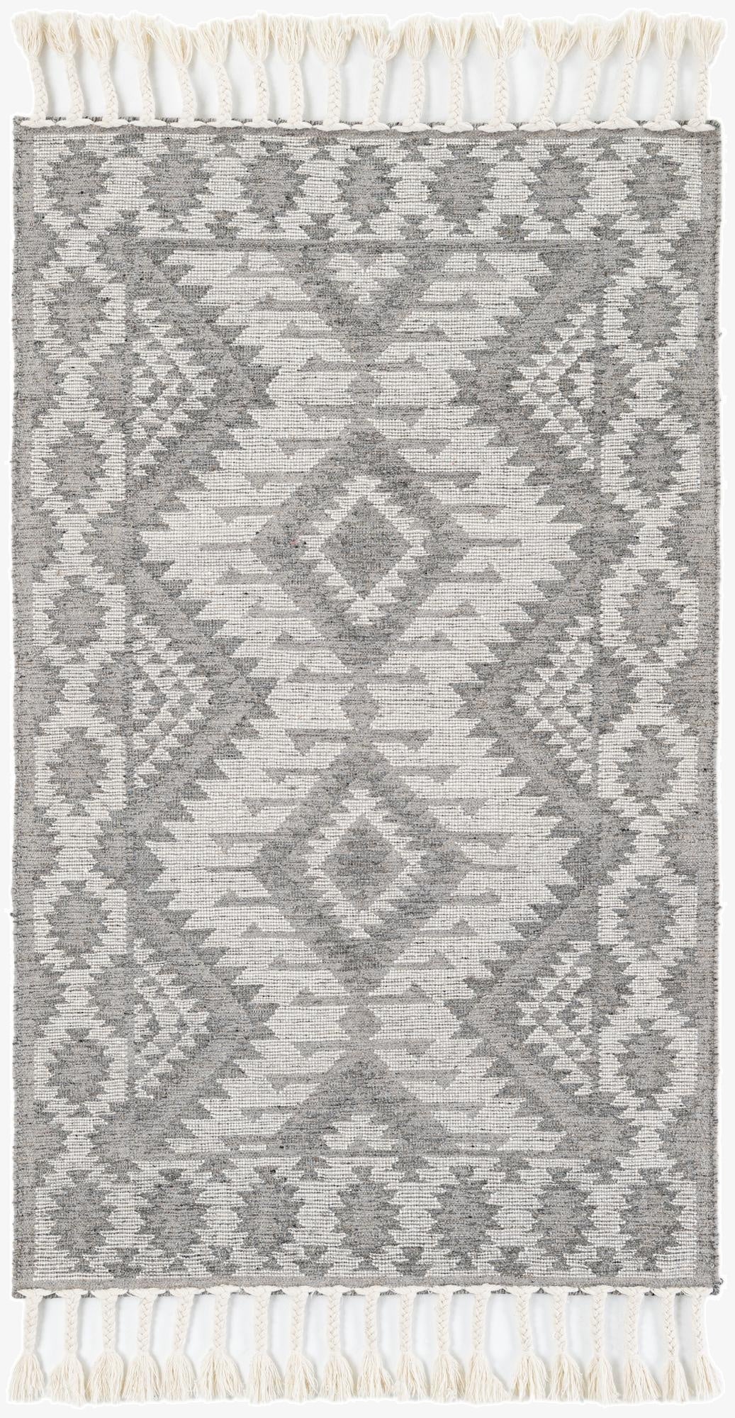 4' x 6' 9  Hand Woven Arizona Wool Rug