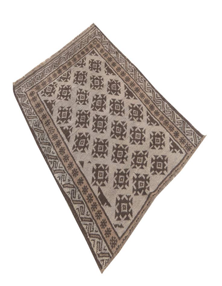 Detail image of  3' x 4' 1  Hand Knotted Balouch Wool Rug