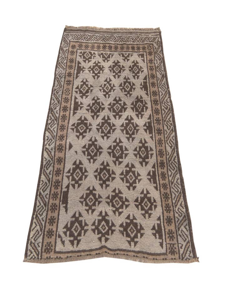 Detail image of  3' x 4' 1  Hand Knotted Balouch Wool Rug