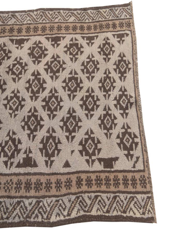 Detail image of  3' x 4' 1  Hand Knotted Balouch Wool Rug