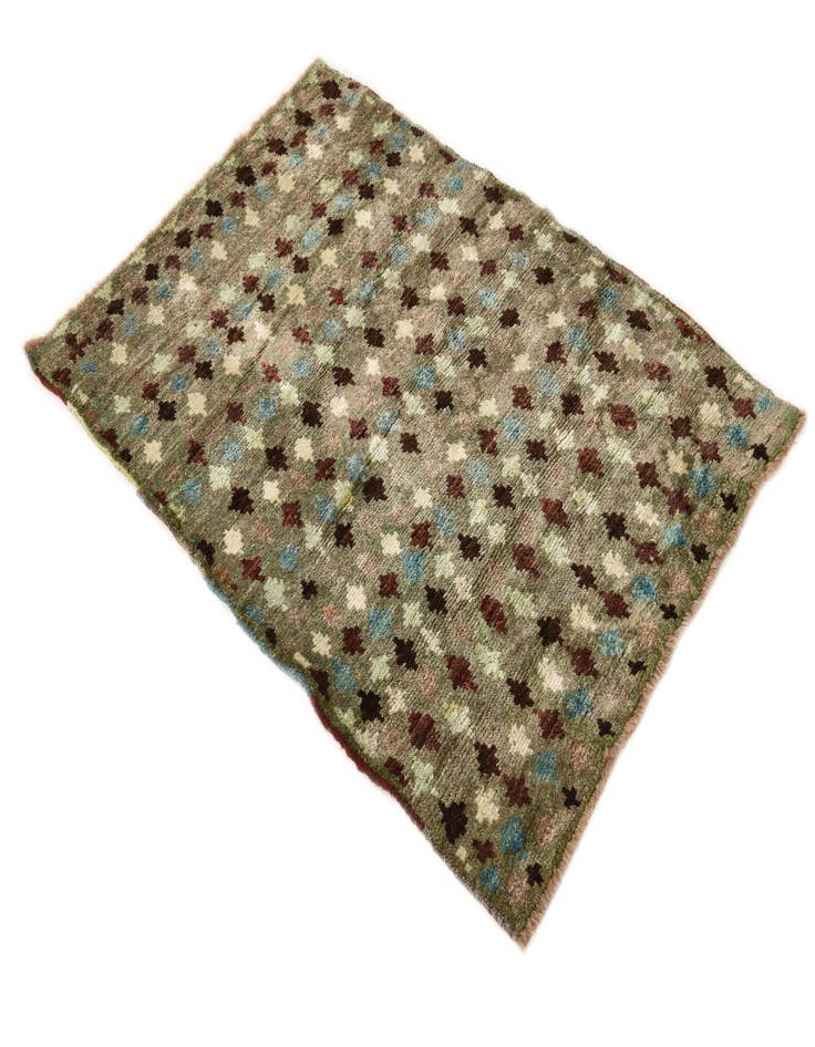 Detail image of 3' x 4' 7 Hand Knotted Balouch Wool Rug