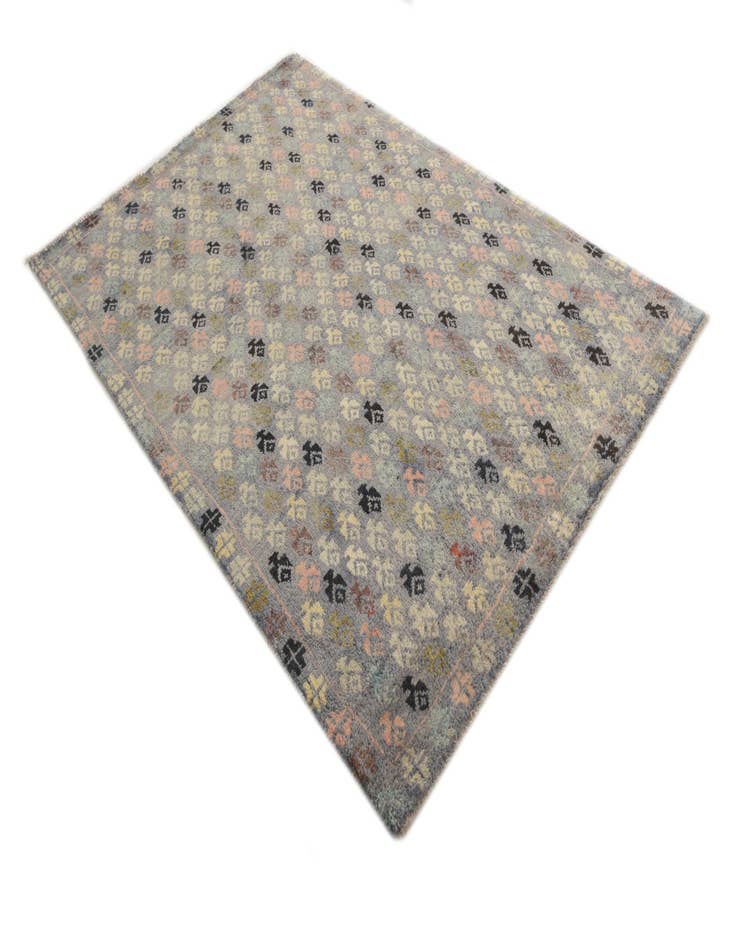 Detail image of  5' 7 x 8' 3  Hand Knotted Balouch Wool Rug