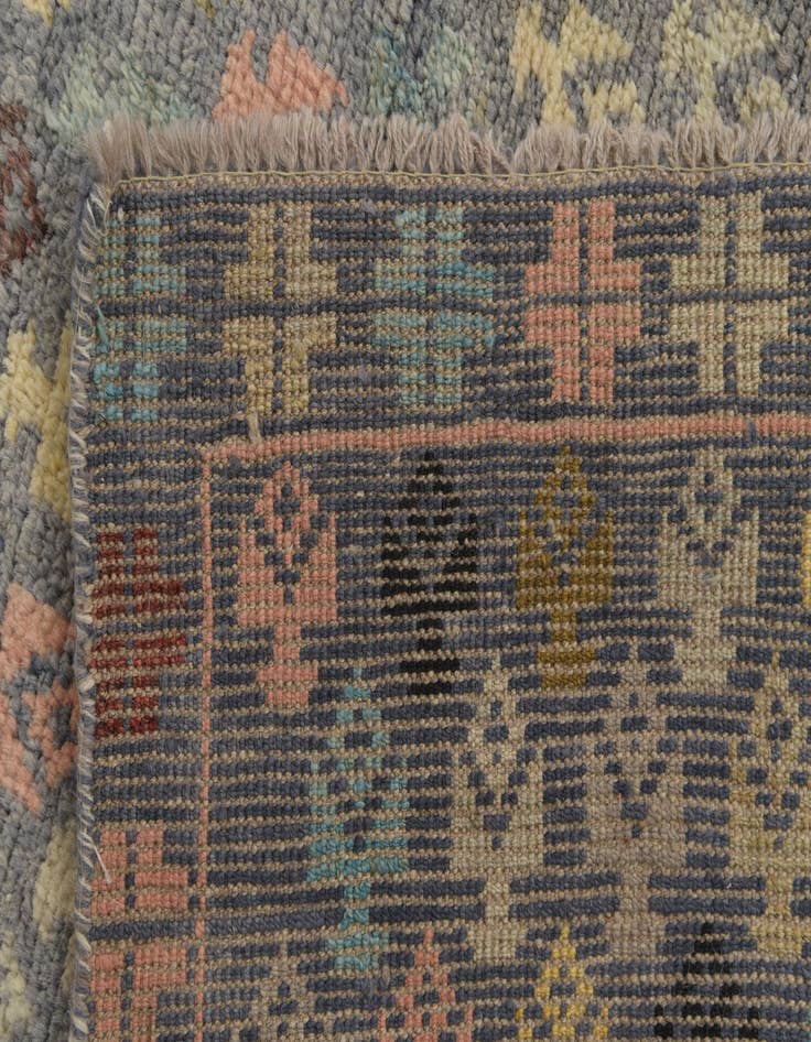 Detail image of  5' 7 x 8' 3  Hand Knotted Balouch Wool Rug