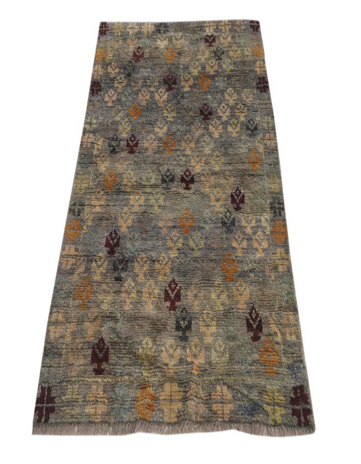 Detail image of  3' 1 x 5' 1  Hand Knotted Balouch Wool Rug