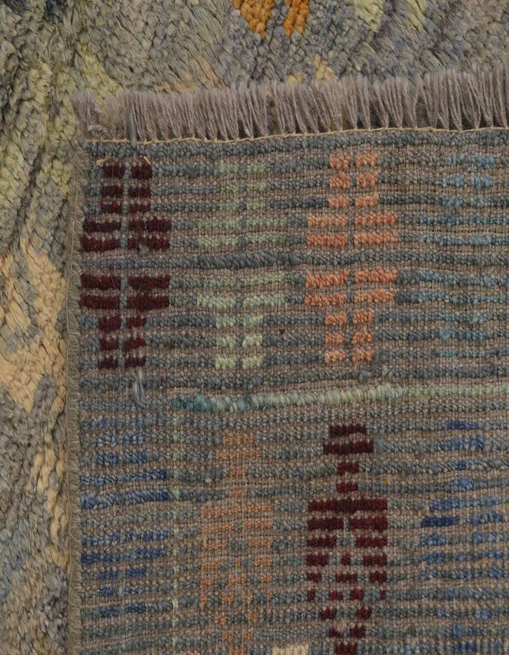 Detail image of  3' 1 x 5' 1  Hand Knotted Balouch Wool Rug