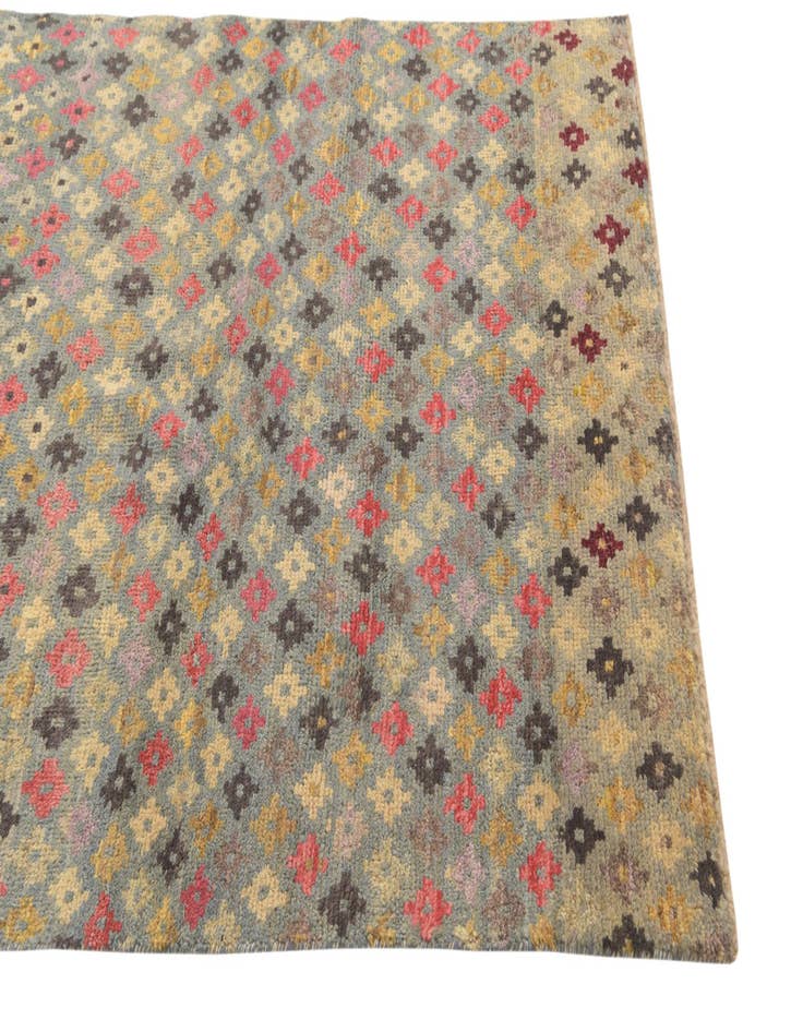 Detail image of  4' 1 x 6' 2  Hand Knotted Balouch Wool Rug