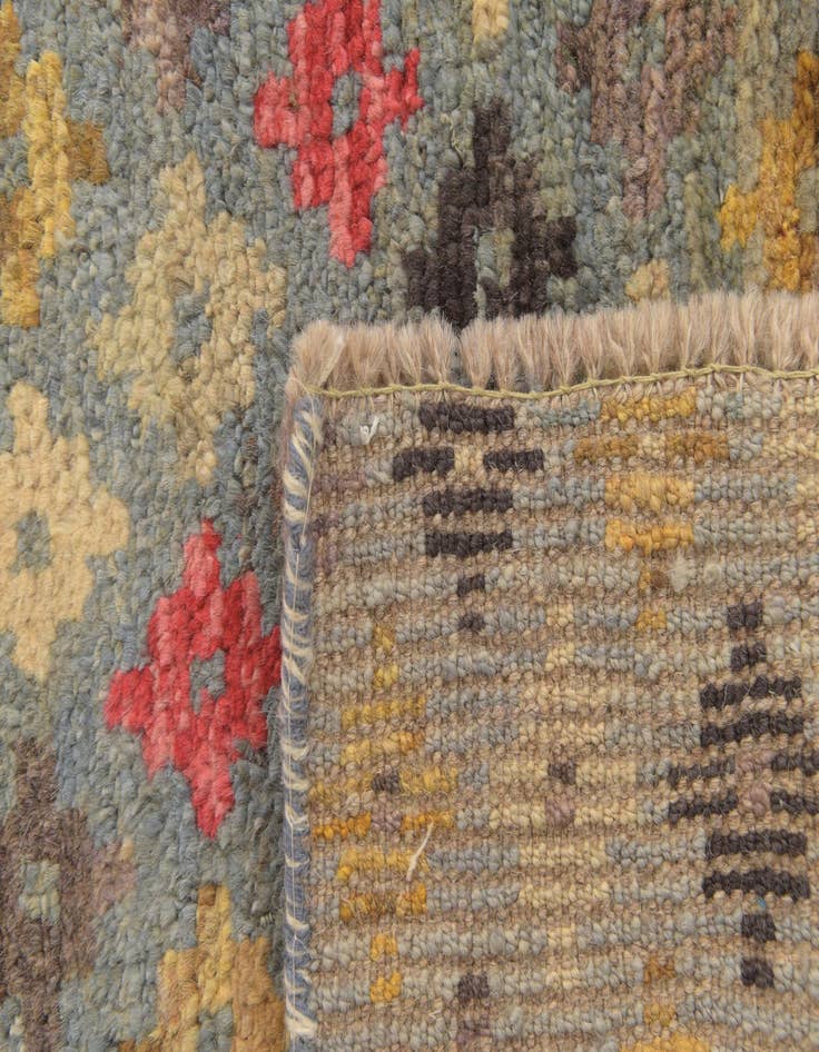 Detail image of  4' 1 x 6' 2  Hand Knotted Balouch Wool Rug