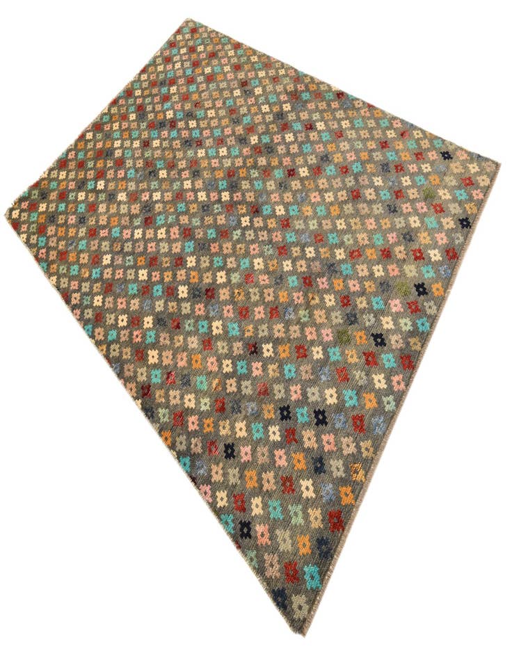 Detail image of  5' 6 x 8' 3  Hand Knotted Balouch Wool Rug