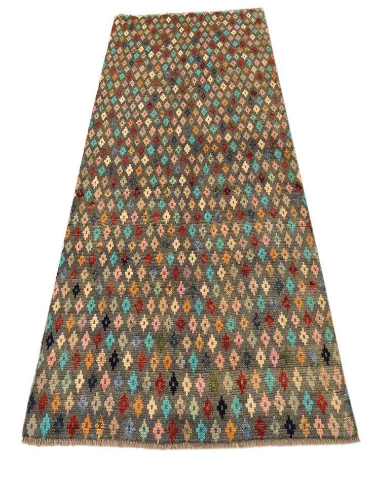 Detail image of  5' 6 x 8' 3  Hand Knotted Balouch Wool Rug