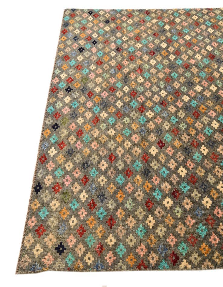 Detail image of  5' 6 x 8' 3  Hand Knotted Balouch Wool Rug