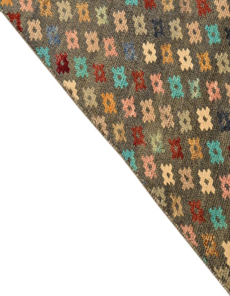 Detail image of  5' 6 x 8' 3  Hand Knotted Balouch Wool Rug