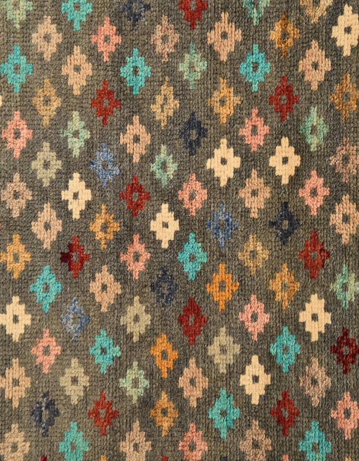 Detail image of  5' 6 x 8' 3  Hand Knotted Balouch Wool Rug