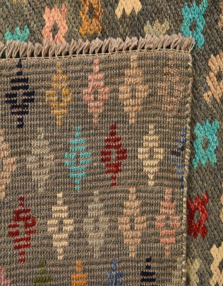 Detail image of  5' 6 x 8' 3  Hand Knotted Balouch Wool Rug
