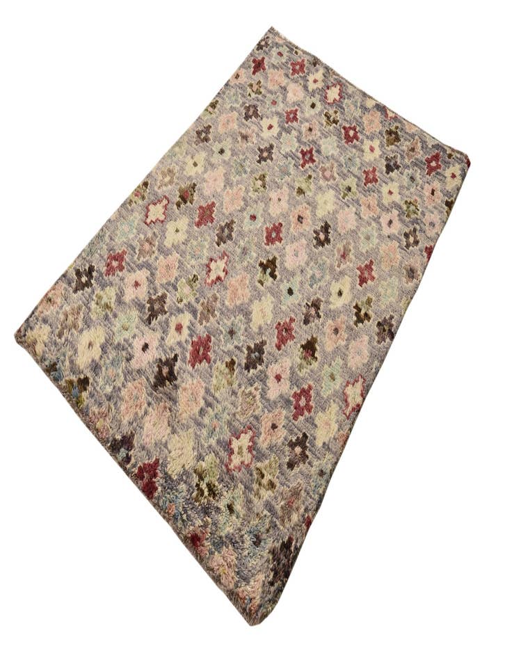 Detail image of  3' 3 x 4' 9  Hand Knotted Balouch Wool Rug