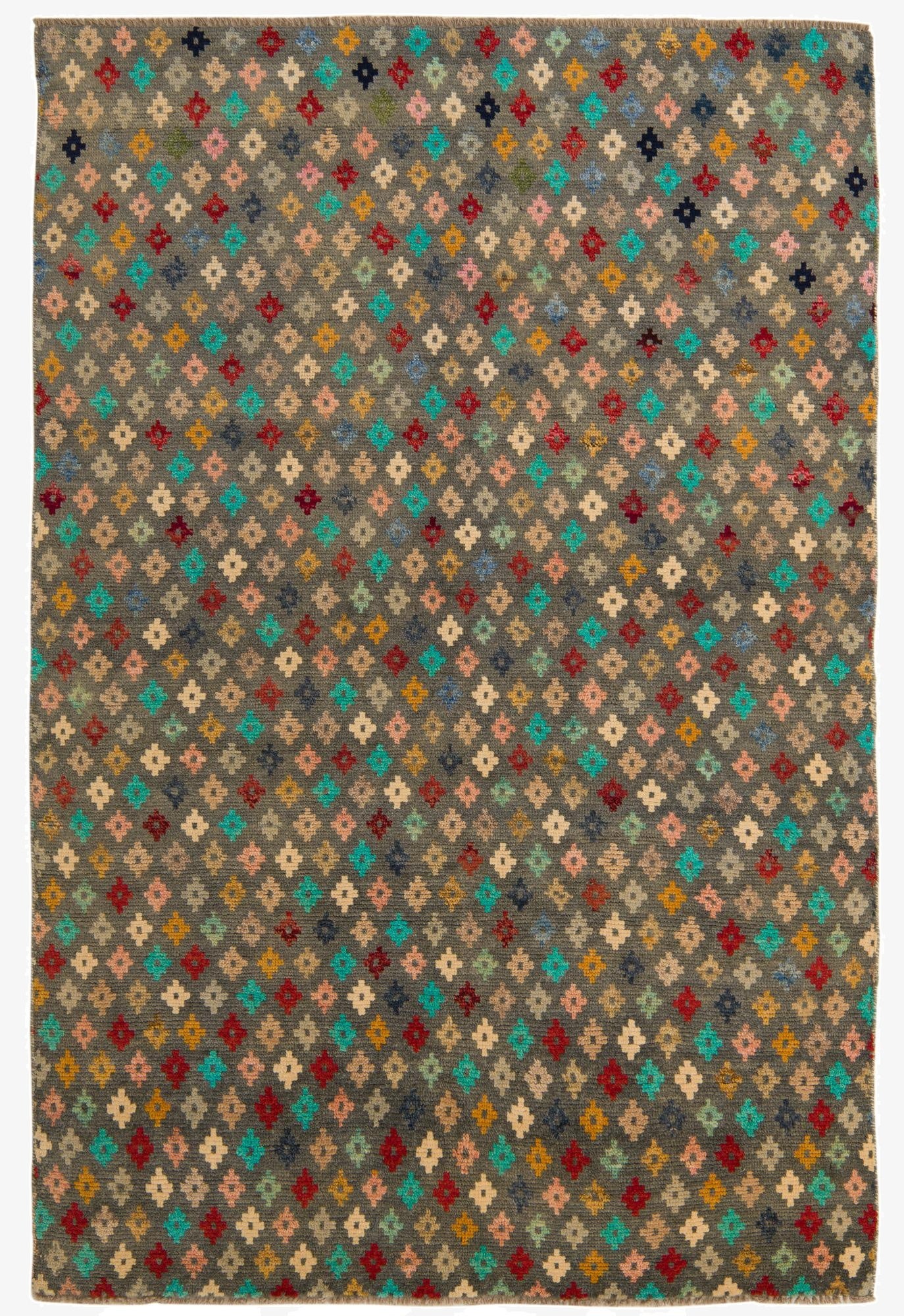  5' 6 x 8' 3  Hand Knotted Balouch Wool Rug