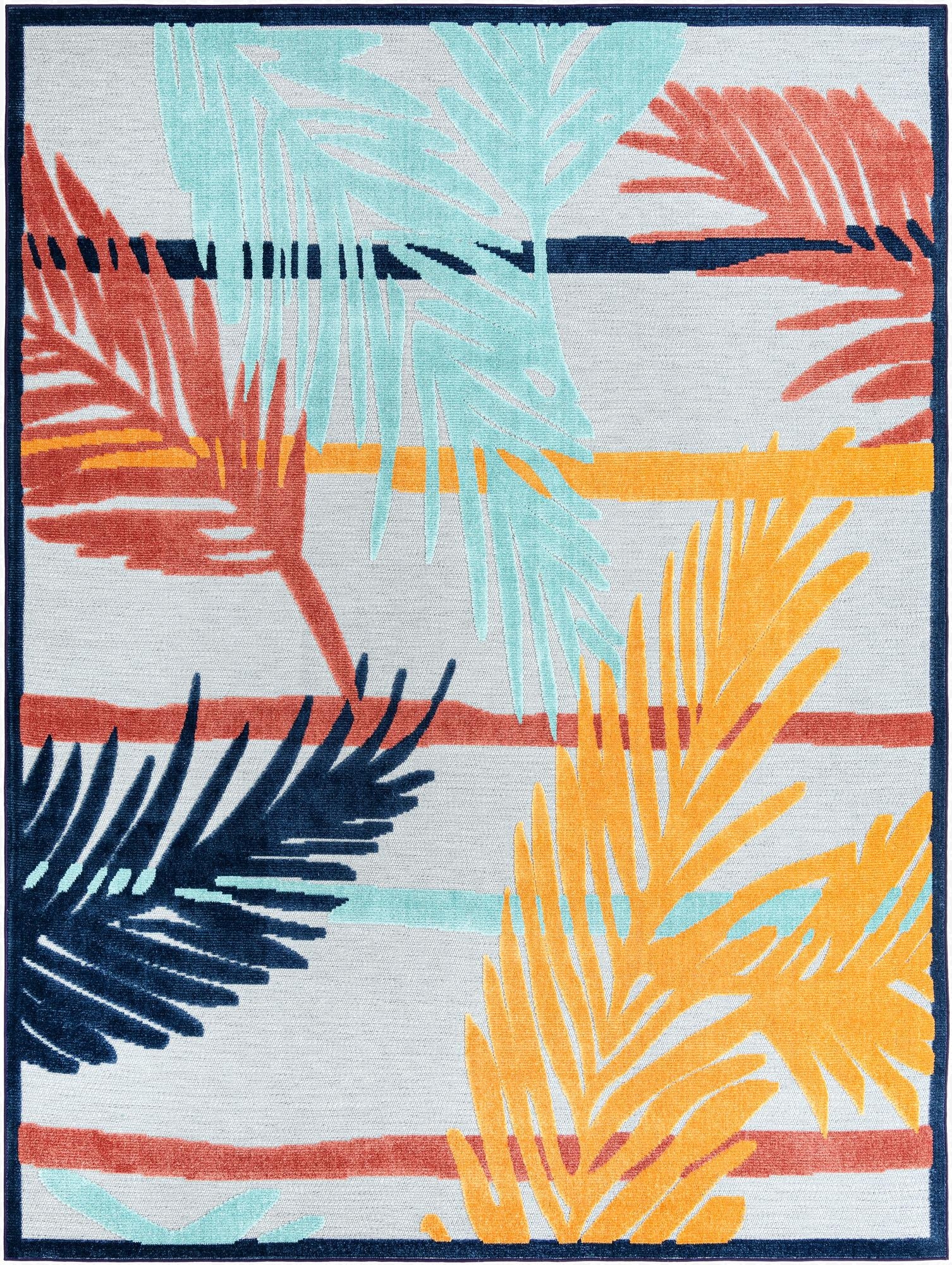  9' x 12'  Washable Belize Indoor / Outdoor Rug