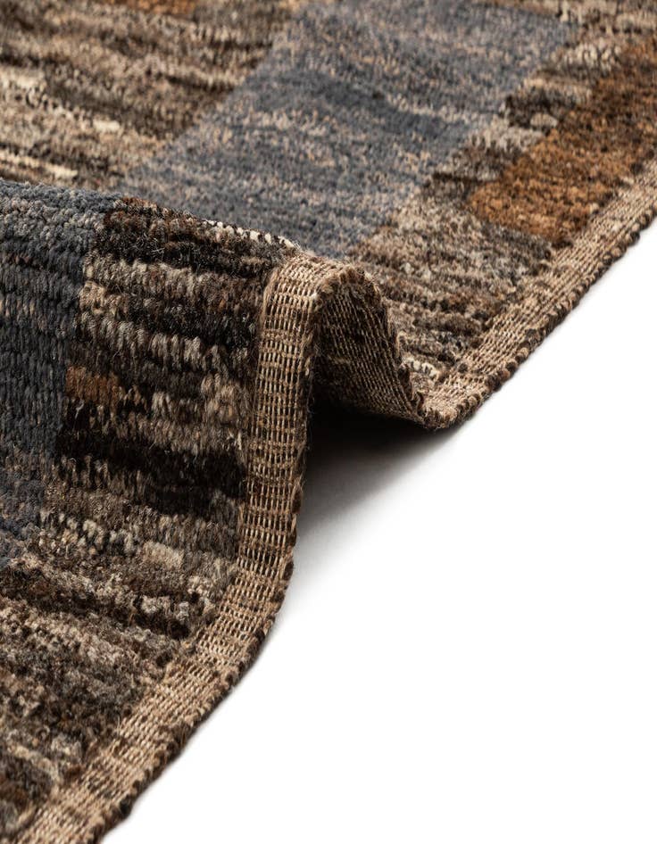 Detail image of  8' 2 x 10' 5  Hand Knotted Beni Marok Rug