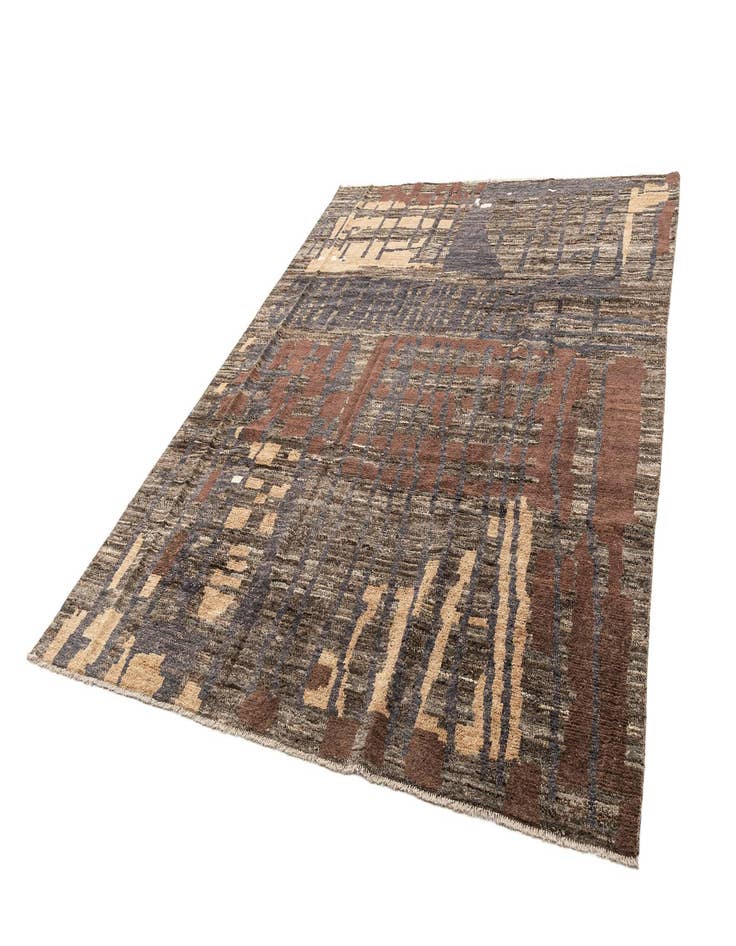 Detail image of  9' 1 x 11' 11  Hand Knotted Beni Marok Rug