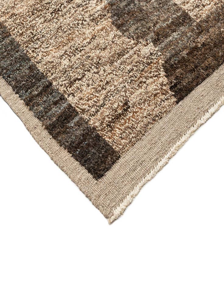 Detail image of  9' 3 x 11' 8  Hand Knotted Beni Marok Rug