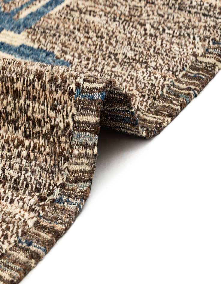 Detail image of  9' 5 x 12' 3  Hand Knotted Beni Marok Rug