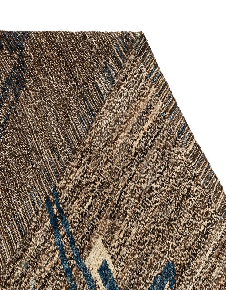 Detail image of  9' 5 x 12' 3  Hand Knotted Beni Marok Rug