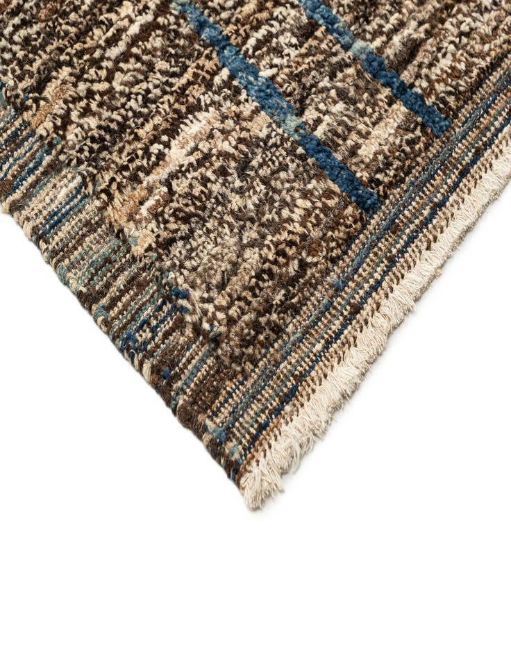 Detail image of  9' 5 x 12' 3  Hand Knotted Beni Marok Rug