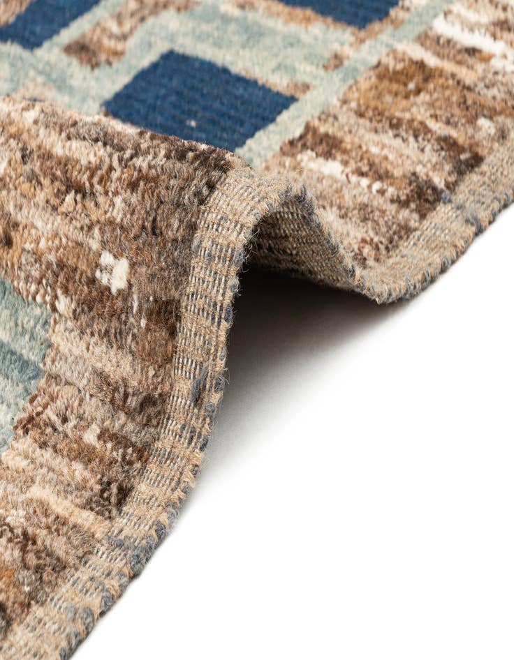 Detail image of 8' 2 x 10' 3 Hand Knotted Beni Marok Rug