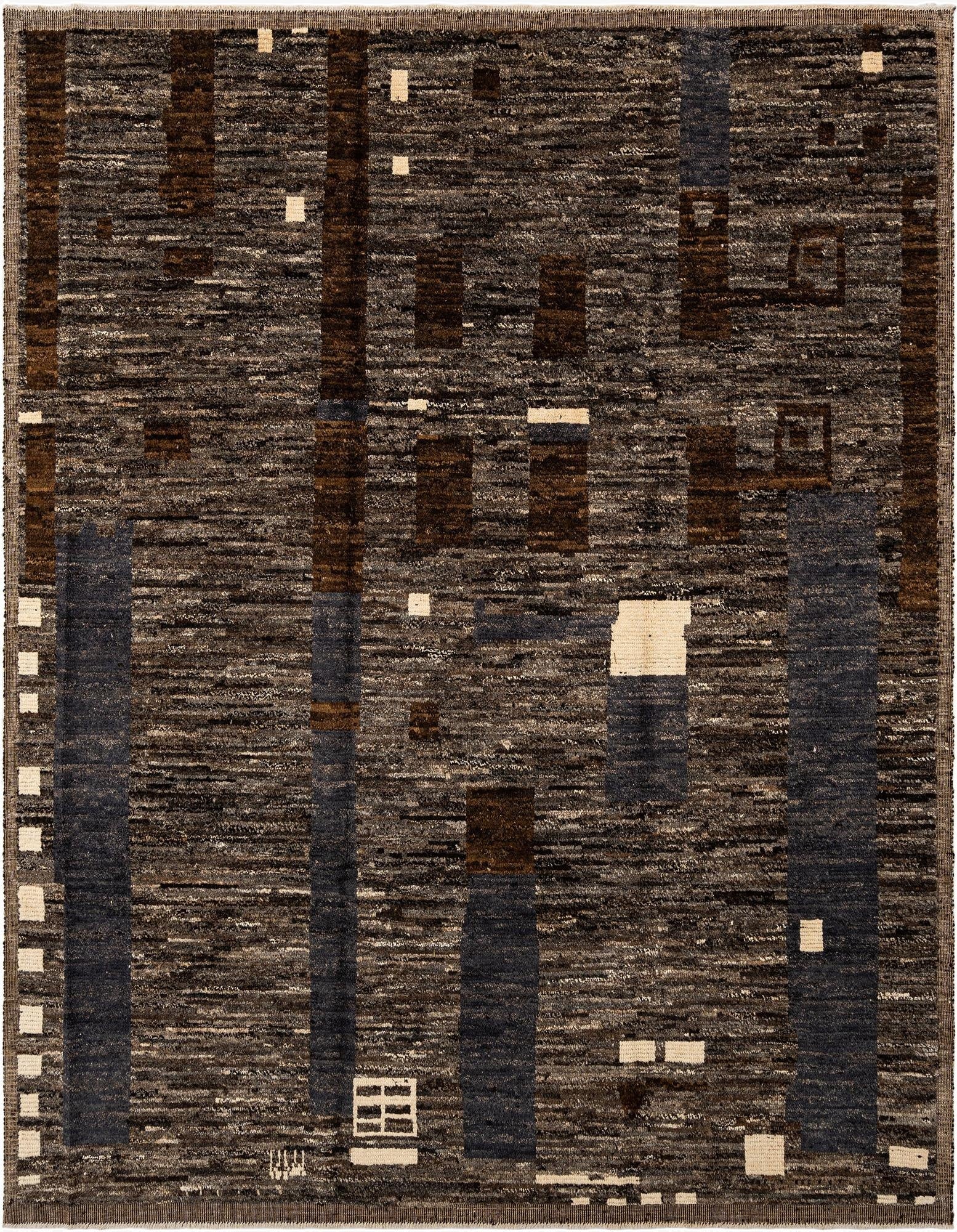  8' 2 x 10' 5  Hand Knotted Beni Marok Rug