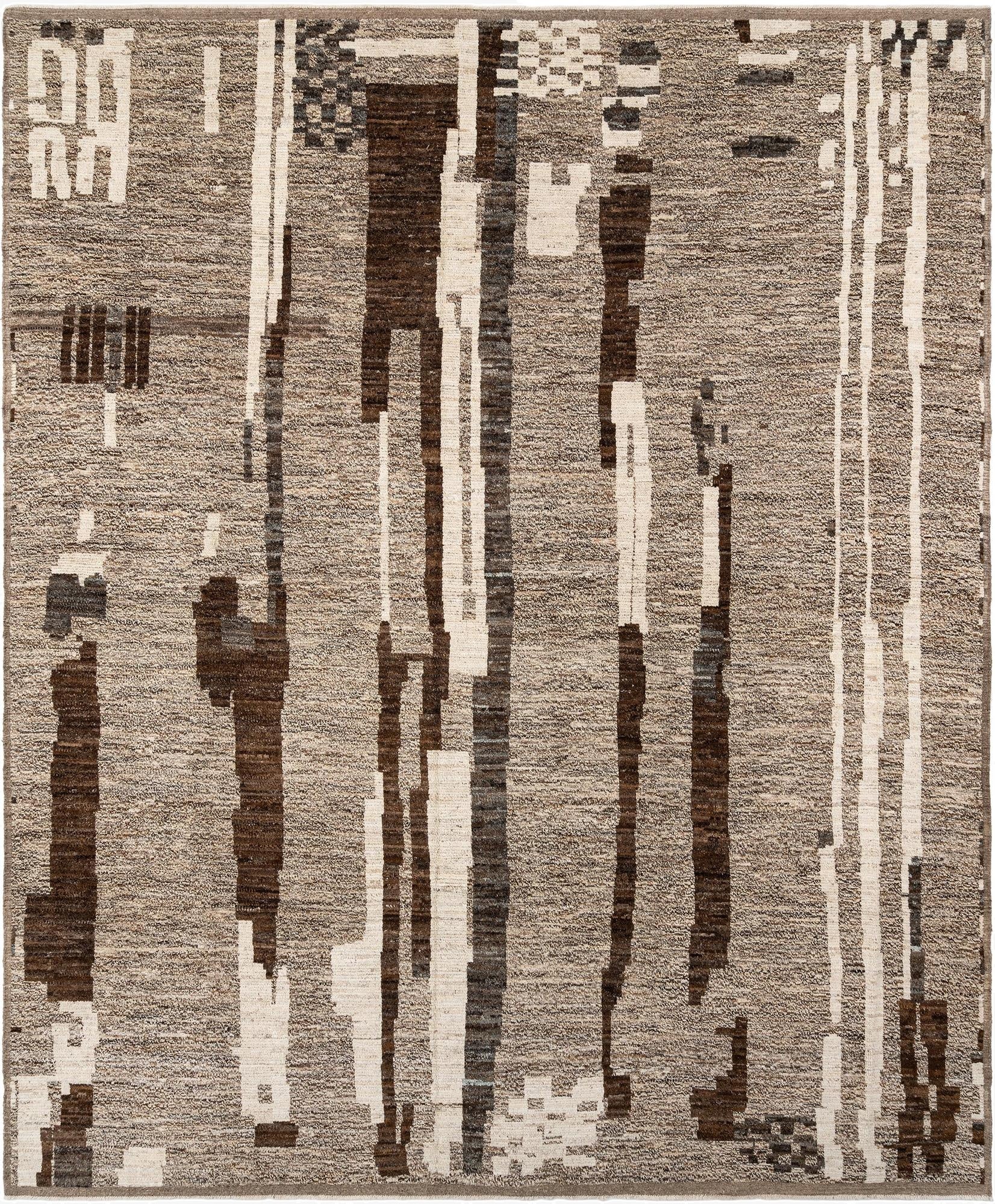  12' 5 x 15' 1  Hand Knotted Beni Marok Rug