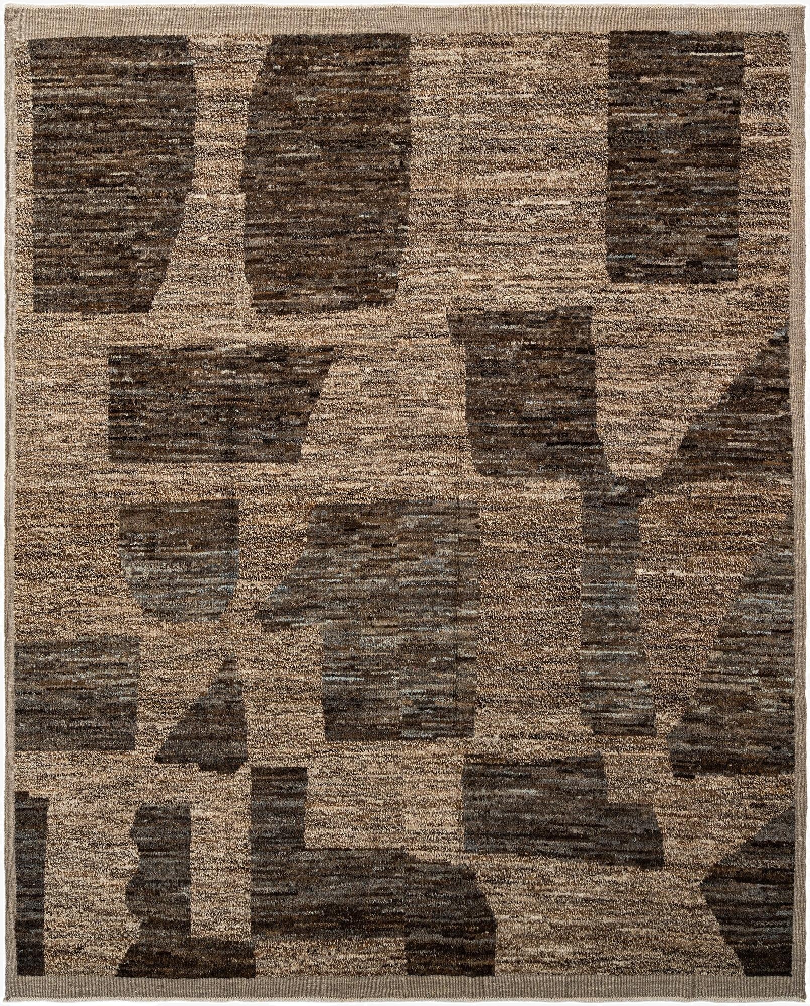  9' 3 x 11' 8  Hand Knotted Beni Marok Rug