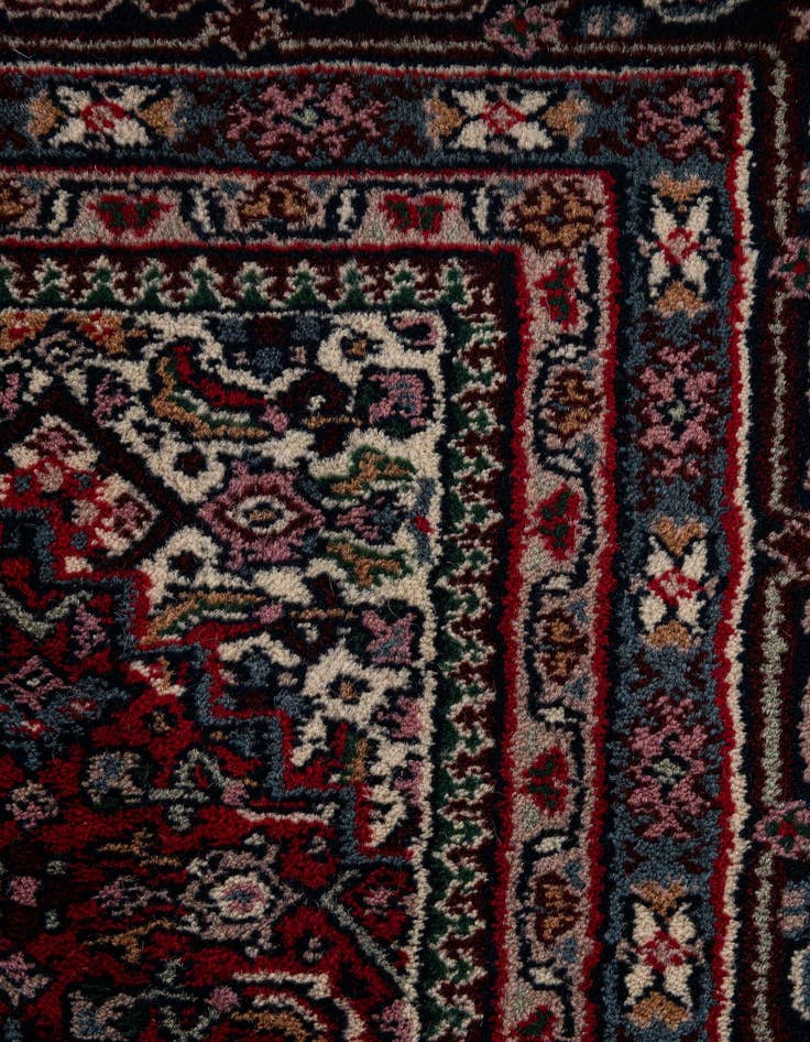 Detail image of  6' 3 x 9' 3  Hand Knotted Bidjar Oriental Wool Rug