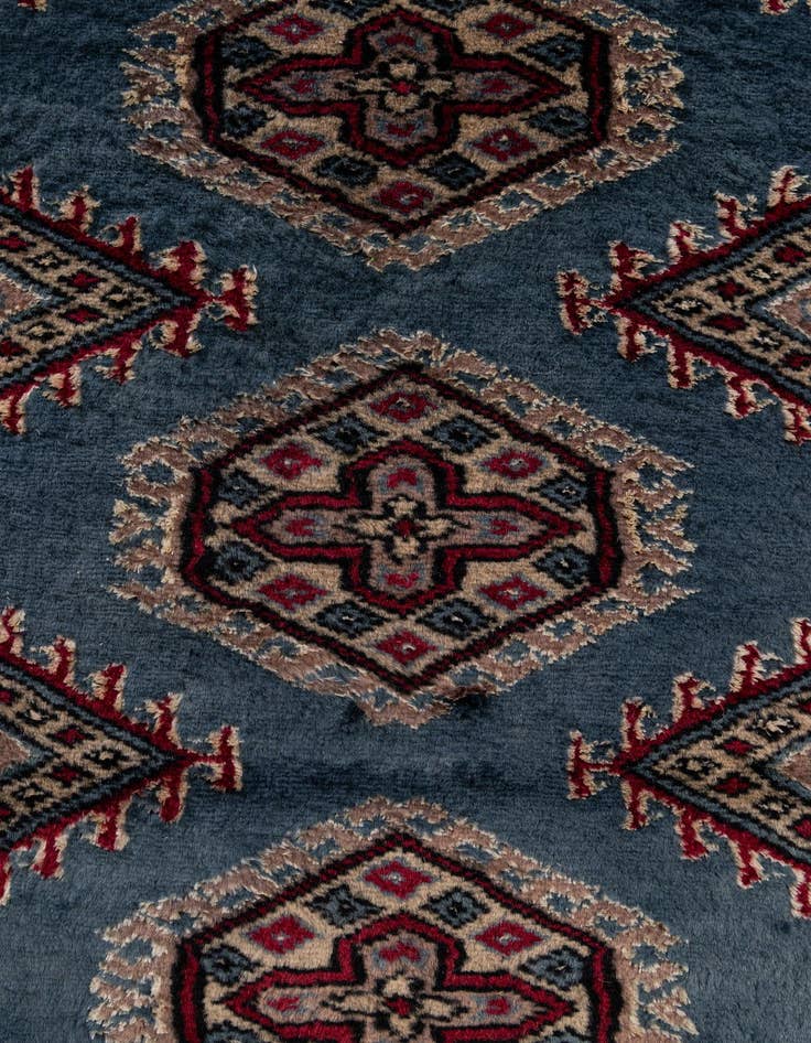 Detail image of  2' 7 x 4' 3  Hand Knotted Bokhara Oriental Rug
