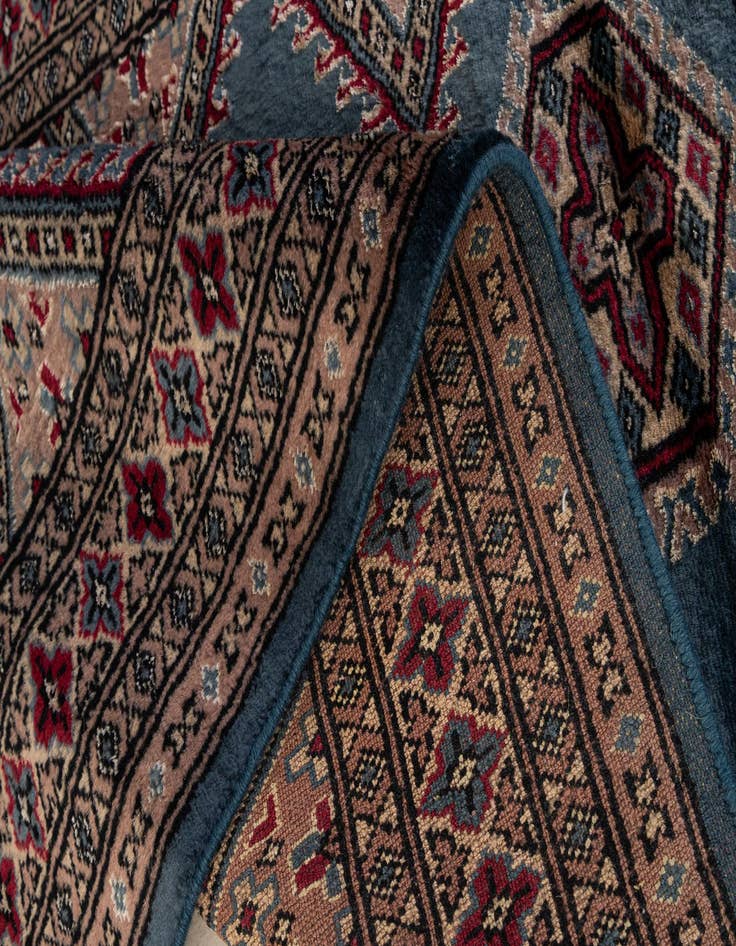 Detail image of  2' 7 x 4' 3  Hand Knotted Bokhara Oriental Rug