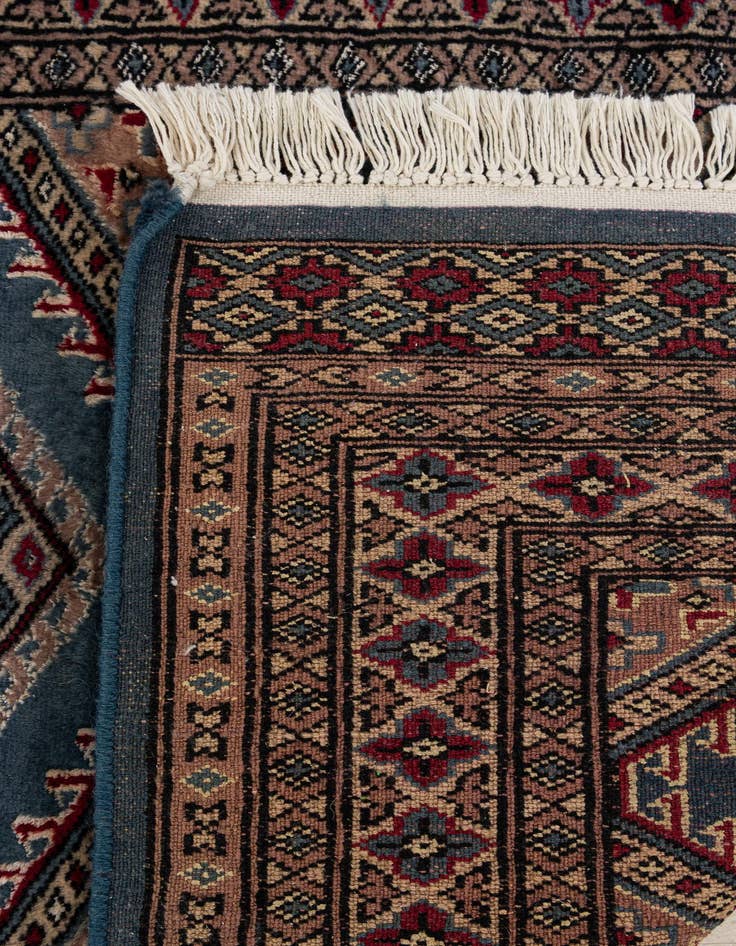 Detail image of  2' 7 x 4' 3  Hand Knotted Bokhara Oriental Rug