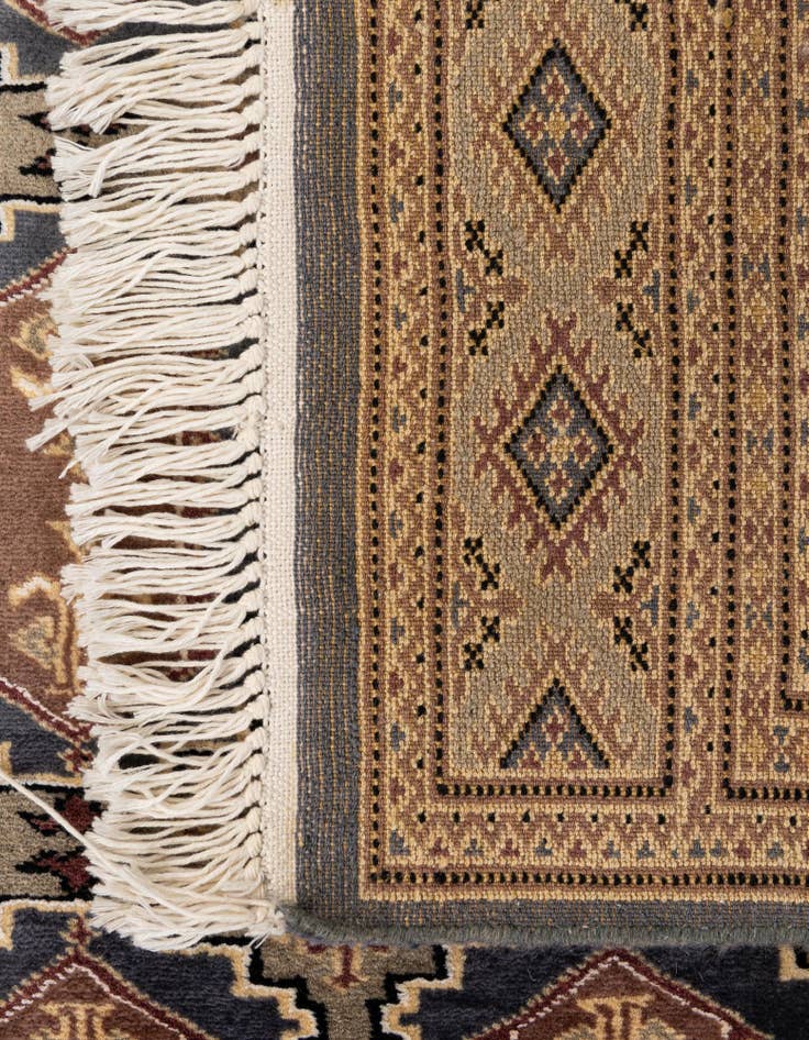Detail image of  4' 2 x 6' 2  Hand Knotted Bokhara Rug